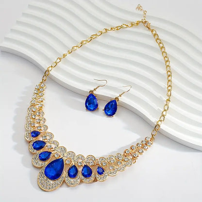 Maevina Zafiros Jewelry Set | Gold