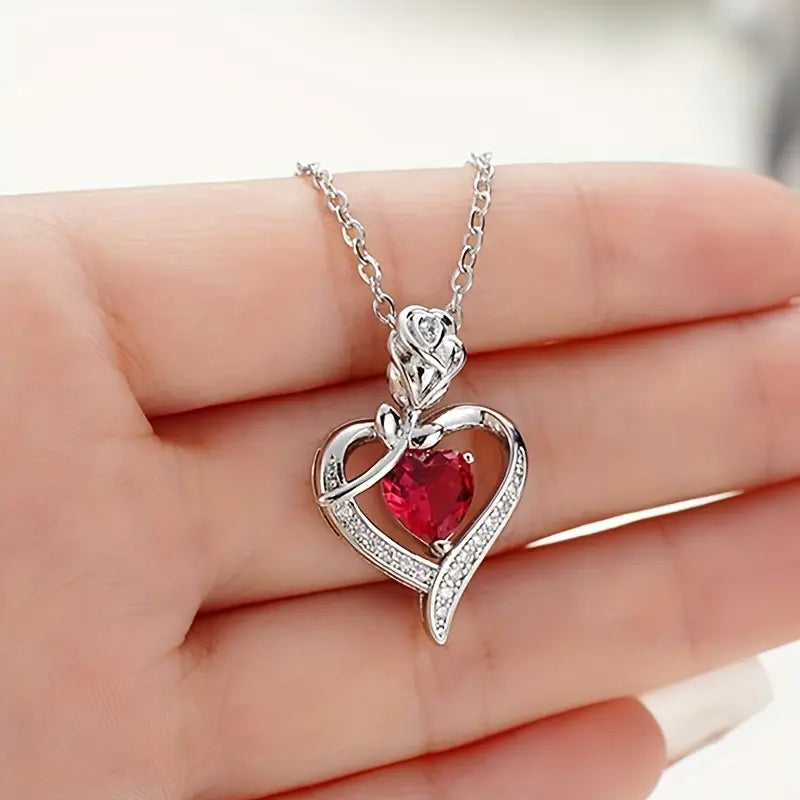Rosira Emberveil Necklace | White Gold
